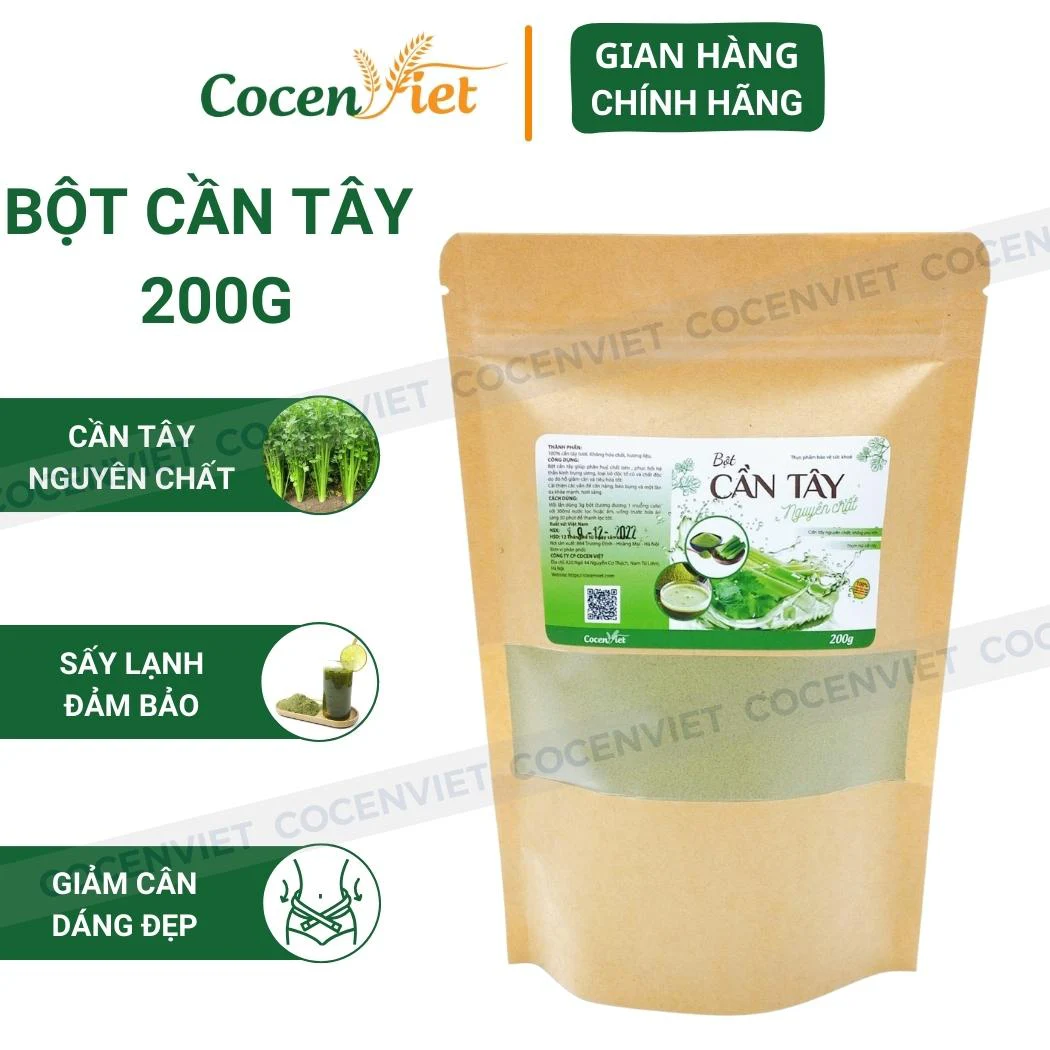 bột cần tây nguyên chất